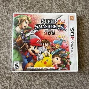 Nintendo Super Smash Bros 3DS Game with Colorful Characters